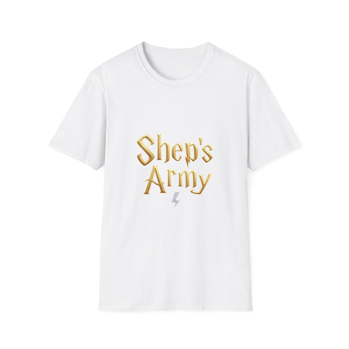 Shep's Army T-Shirt | Gold Lettering, Fan Pride Tee