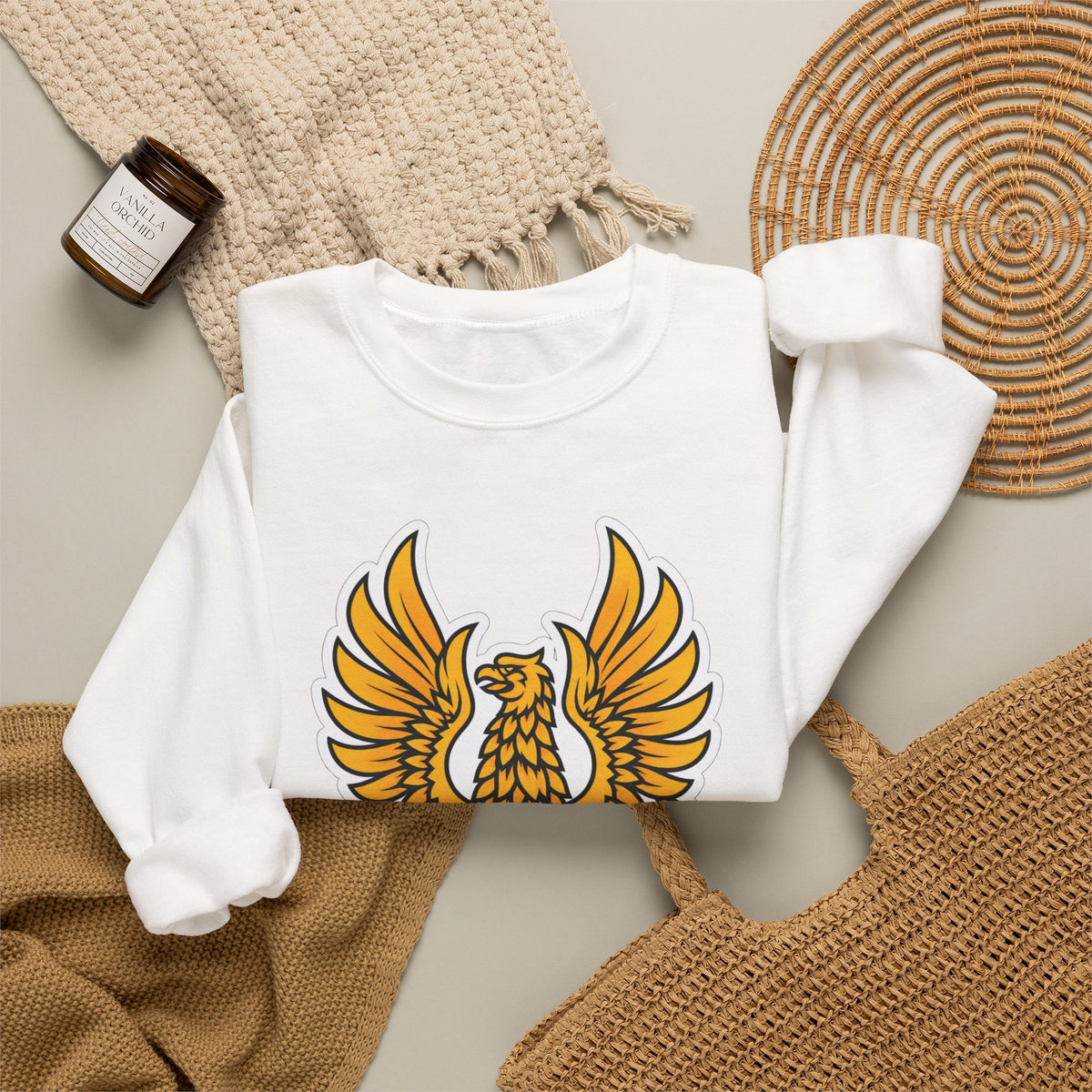 Unisex Heavy Blend™ Crewneck Sweatshirt Rising Phoenix