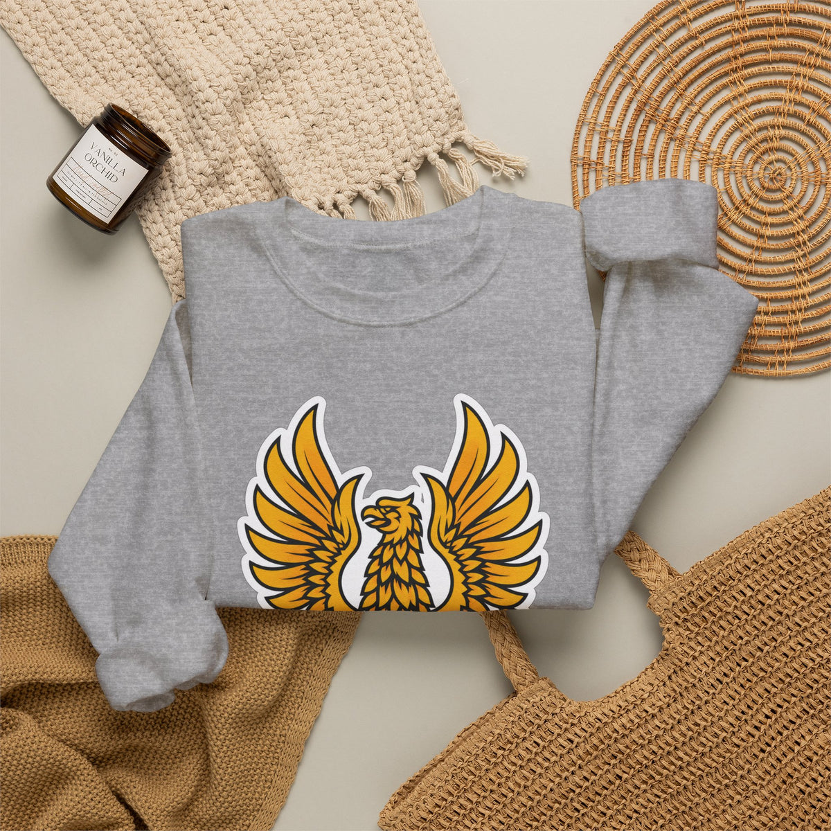 Unisex Heavy Blend™ Crewneck Sweatshirt Rising Phoenix