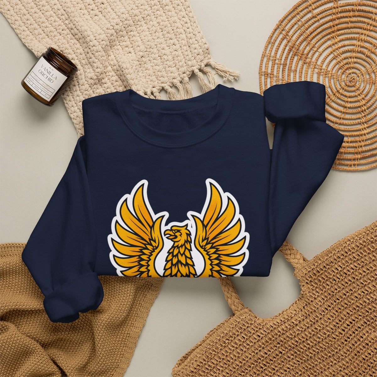 Unisex Heavy Blend™ Crewneck Sweatshirt Rising Phoenix