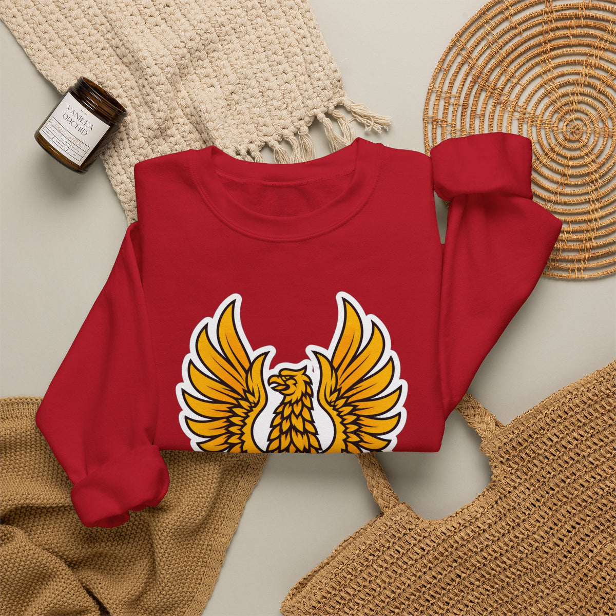 Unisex Heavy Blend™ Crewneck Sweatshirt Rising Phoenix